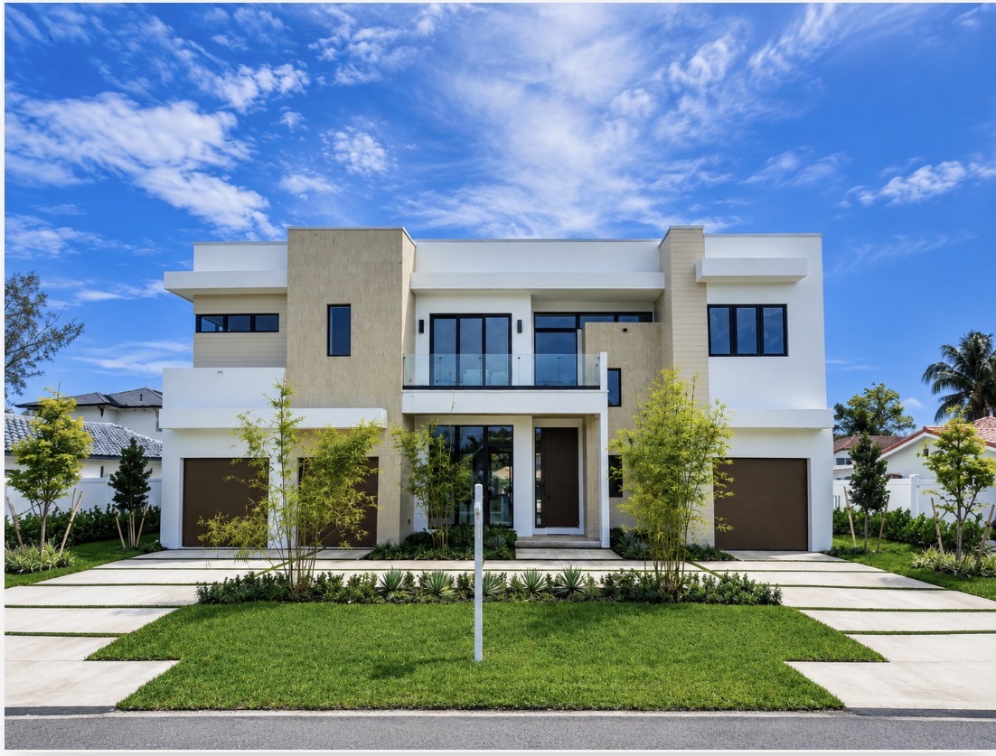 Ground-up luxury waterfront residence in Boca Islands, Boca Raton, Florida